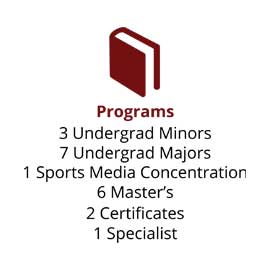 信息图：3本科未成年人，7名本科专业，1个体育媒体集中，6师傅，2证书，1个专家