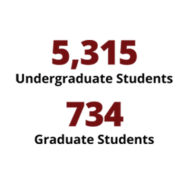 信息图:5315名本科生，734名研究生