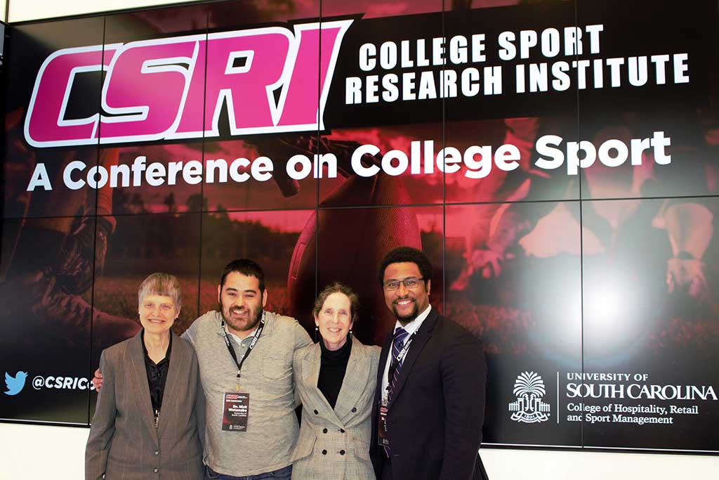 作为大学体育研究所的所在地，学生们可以在CSRI的年度会议上接触到行业研究人员和思想领袖。