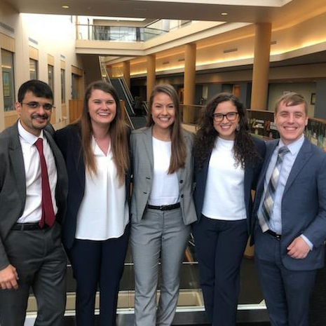 五名MHR学生在2019年赢得了普渡大学案例竞赛
