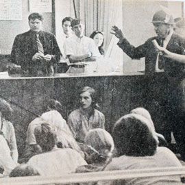 1970年5月学生抗议的档案图片