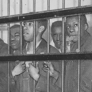 1961年2月，抗议种族歧视并被关进监狱的“友谊9号”学生