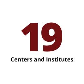 信息图:19个中心和研究所